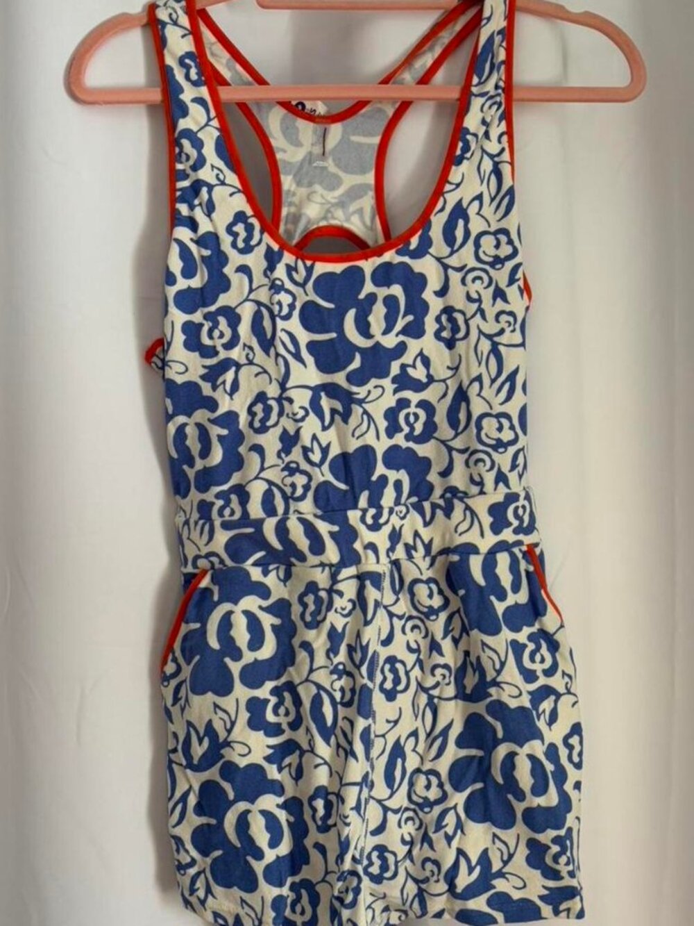 Free People Movement High Volley Shortsie romper- Bay breeze - Picture 5 of 6